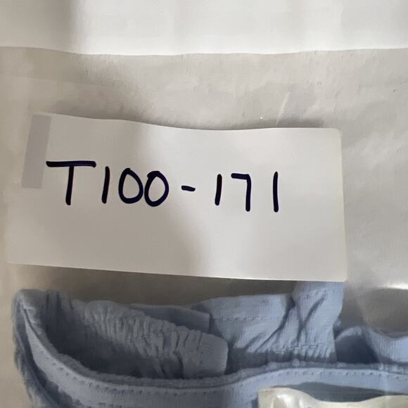 Madewell Womens XS Light Blue Smocked Sleeveless Tank Top Linen Blend Blouse - Picture 10 of 10